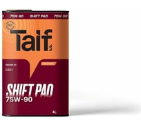 Трансмиссионное масло Taif TAIF SHIFT GL-4, 75W-90, 20 л 214027