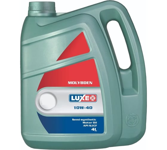 Моторное масло LUXE M 10w40, молибден, полусинтетическое, 4 л 114