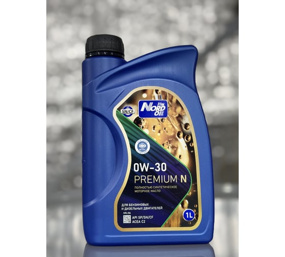 Моторное масло NORD OIL Premium N 0W-30 SN/CF 1 л NRL106