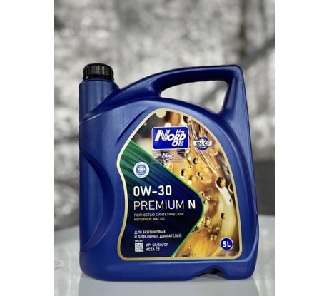 Моторное масло NORD OIL Premium N 0W-30 SN/CF 5л NRL093