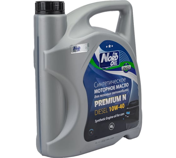 Моторное масло NORD OIL Premium N dizel 10W-40 SN/CF 4л NRL054