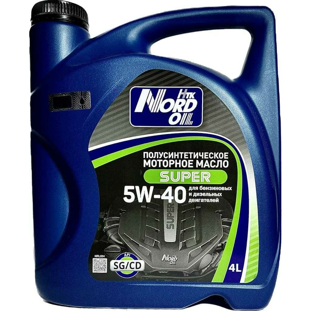 Моторное масло NORD OIL Super 5W-40 SG/CD 4л NRL034 - выгодная цена ...