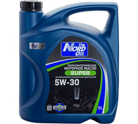 Моторное масло NORD OIL Super 5W-30 SG/CD 5л NRL089