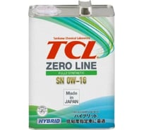 Моторное масло SOFT99 TCL Zero Line Fully Synth, Fuel Economy, SP, GF-6, 0W16, 4 л арт. Z0040016SP 1741021
