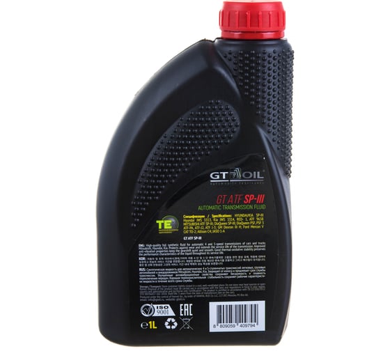 Масло GT OIL GT ATF SP-III, 1 л 8809059409794