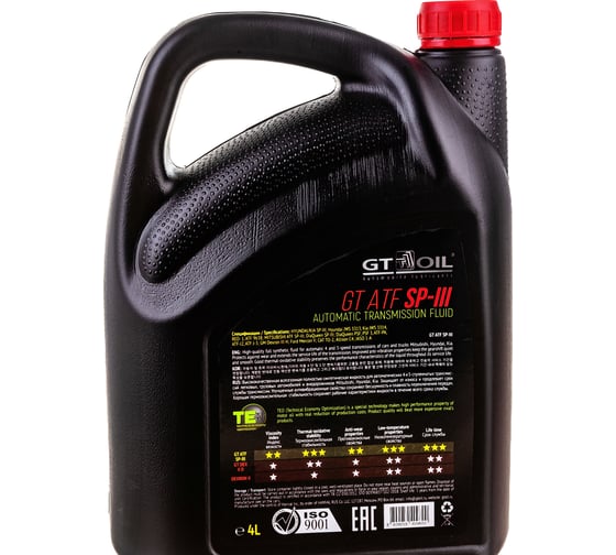 Масло GT OIL GT ATF SP-III, 4 л 8809059409800