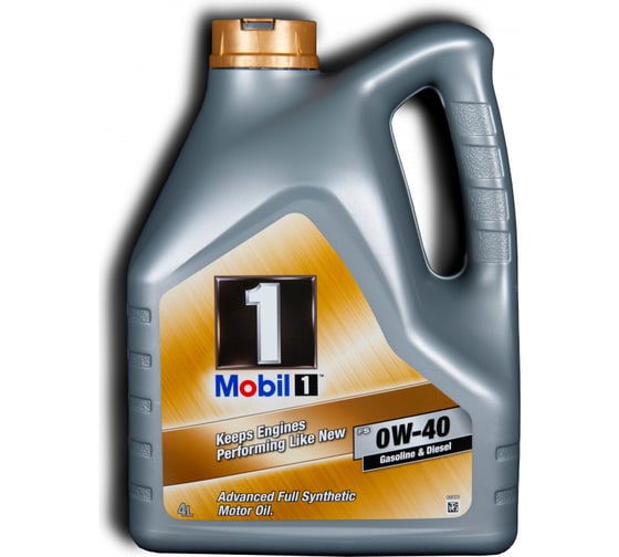 Моторное масло MOBIL 1 FS синтетическое, 0W-40, 4л /153677 153692