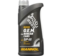 Трансмиссионная жидкость MANNOL ATF SP-III, синтетическая, 1 л 3031