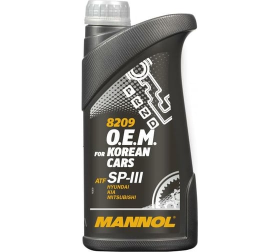 Трансмиссионная жидкость MANNOL ATF SP-III, синтетическая, 1 л 3031