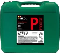 Трансмиссионное масло для АКПП Bizol Protect ATF LV НС-синтетическое, 20 л 28752