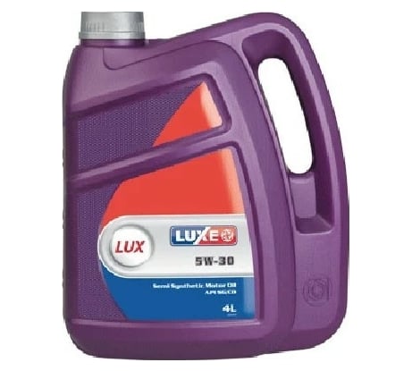 Моторное масло LUXE Люкс 5w30, sj/cf, полусинтетическое, 4 л 102