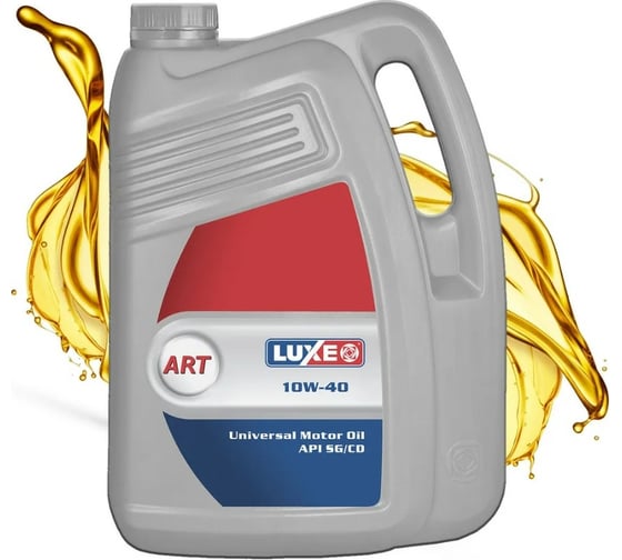 Моторное масло LUXE Стандарт art 10w40, sg/cd, минеральное, 5 л 357 1