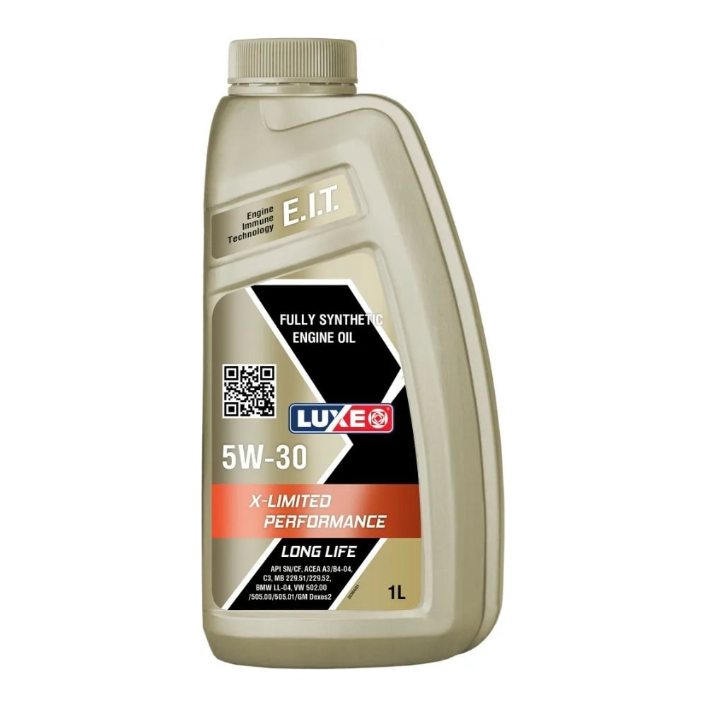 Моторное масло LUXE X-limited performance 5w-30, с3, 1 л 130364 ...