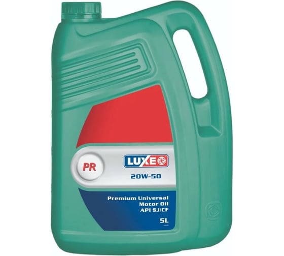 Моторное масло LUXE Супер pr 20w50, sj/cf, минеральное, 5 л 313 1