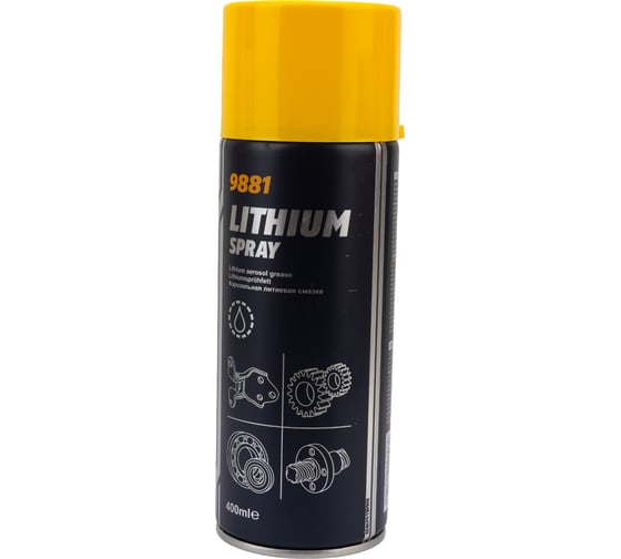 Смазка литиевая MANNOL LITHIUM SPRAY 400 мл 9881