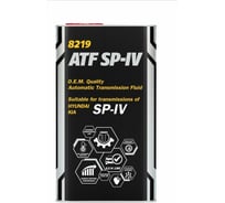 Синтетическое трансмиссионное масло MANNOL ATF SP-IV 4 л Metal 3073