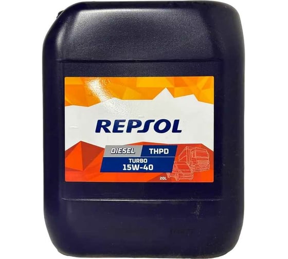 Дизельное моторное масло REPSOL diesel turbo thpd 15w40, 20 л 6421R 1