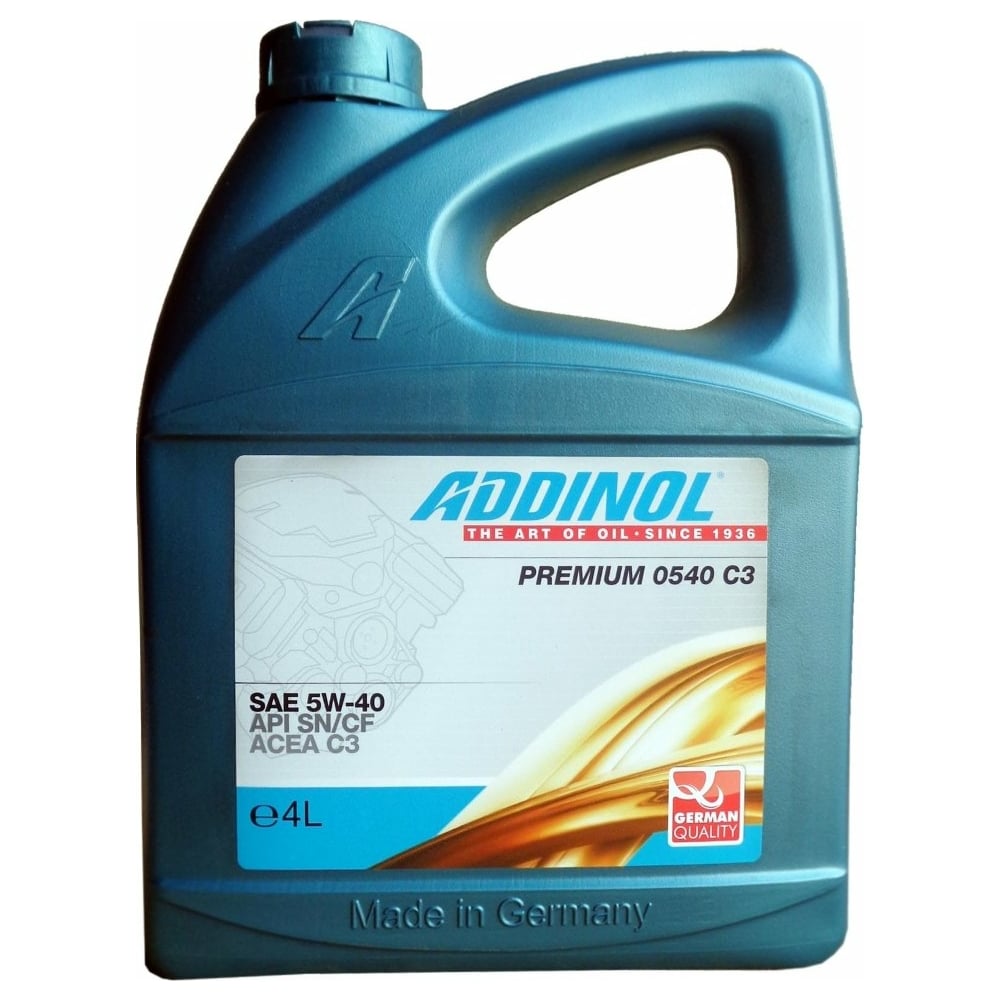 Моторное масло Addinol PREMIUM 0540 C3 4Л 4014766250896 - выгодная цена ...