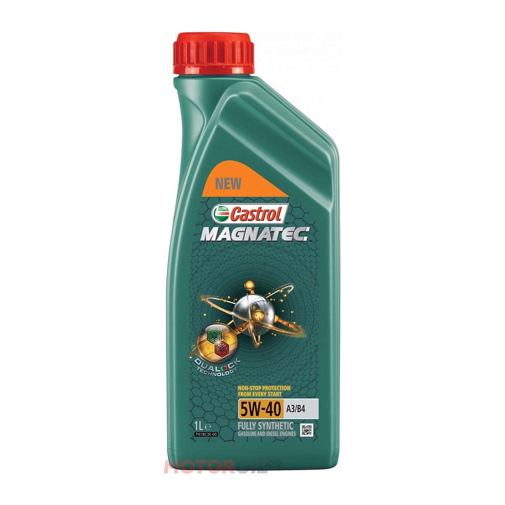 Моторное масло Castrol Magnatec DUALOCK 5w40, A3/B4, 1 л 15C9D0/ 15C9DF ...