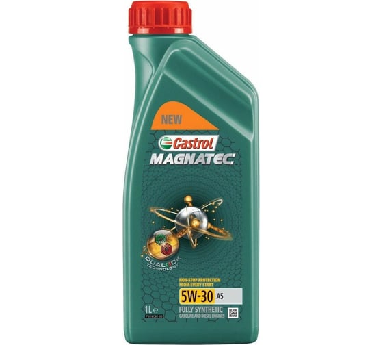 Моторное масло Castrol Magnatec DUALOCK 5w30, A5, Stop-Start, 1 л 5CADF
