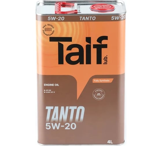 Моторное масло TAIF TANTO 5W-20, 4 л, SN, GF-5 211038