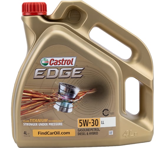 Моторное масло Castrol EDGE 5w30, LL, 4 л 15668E/15669A