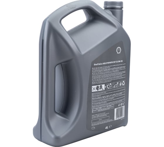 Моторное масло SHELL Helix HX8 Synthetic ECT C3, 5w30, 4 л 550045056
