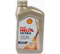 Моторное масло SHELL Helix Diesel Ultra 5w40, CF, 1 л 550040552