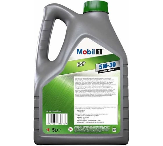 Моторное масло MOBIL 1 ESP 5W30, 5 л 154297