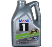 Моторное масло MOBIL 1 0W-20, 5 л 155253
