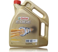 Моторное масло Castrol EDGE Titanium FST 0w40, А3/В4, 4 л 15338D