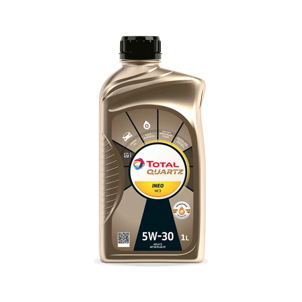 Моторное масло для 4-х тактных двигателей TOTAL QUARTZ INEO MC3 5W30, 1 ...