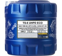 Синтетическое моторное масло MANNOL TS-6 UHPD ECO 10W-40, 7 л 1539