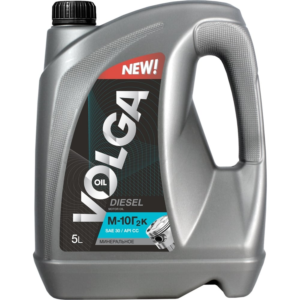 Минеральное моторное масло Волга-Ойл М-10Г2К 5 л 800810 - выгодная цена ...
