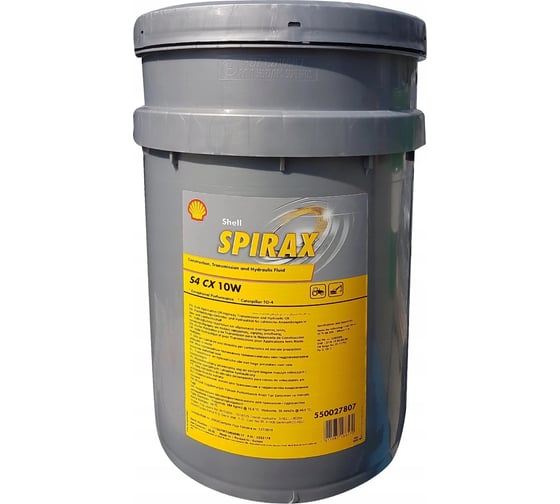 Синтетическое трансмиссионное масло SHELL Spirax S4 CX 10W 20л 550027807