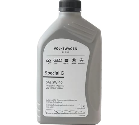 Синтетическое моторное масло VAG VW Group Special G 5W-40 1л GS55502M2