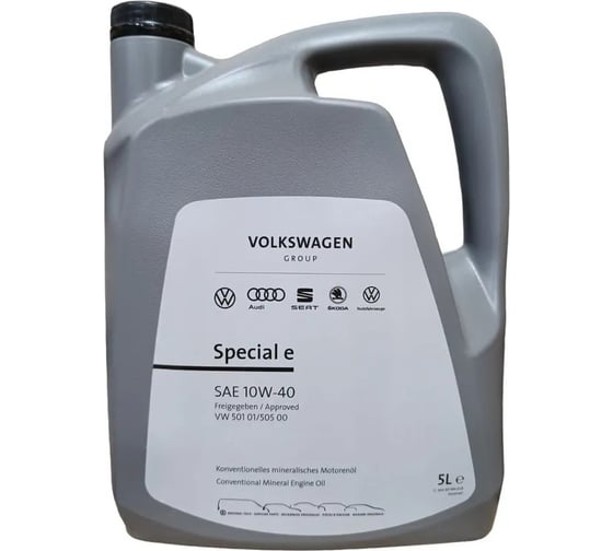 Синтетическое моторное масло VAG VW Group Special E 10W-40 5л GS60107M4 1