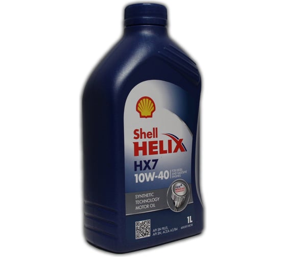 Моторное масло SHELL Helix HX7 10w40, 1л  (Испания), 550053736