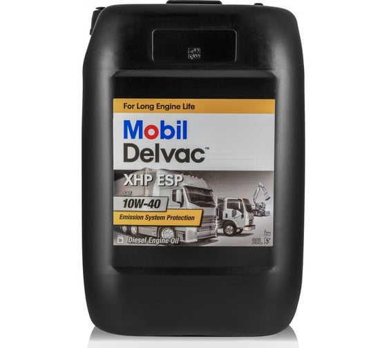Моторное масло MOBIL DELVAC XHP ESP 10W-40 20л 152994 1