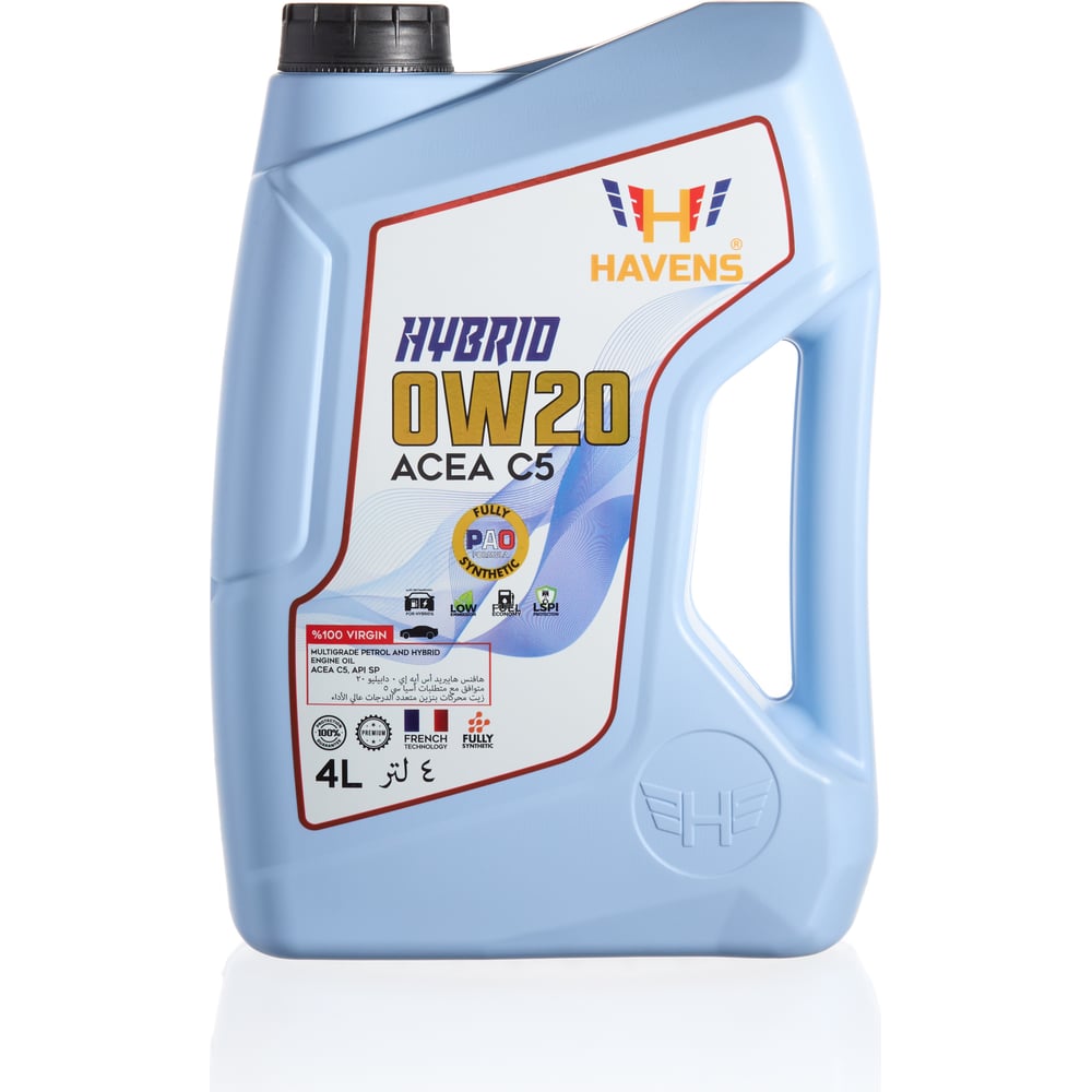 Моторное масло HAVENS Hybrid SAE 0W20 API SP ACEA C5, API SP, SN PLUS ...