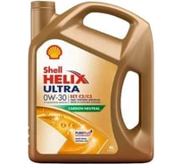 Синтетическое моторное масло SHELL Helix Ultra ECT C2/C3 0W-30 SN C2/C3, 4л 550046306