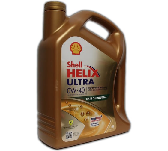 Моторное масло SHELL Helix Ultra 0W-40 (4л), (Германия), 550065927