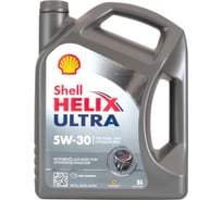 Синтетическое моторное масло SHELL Helix Ultra 5W-30 SL A3/B3/A3/B4, 5л 550040655
