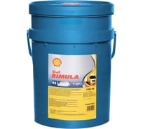 Синтетическое моторное масло SHELL Rimula R5 E 10W-40 CF/CF-4/CG-4/CH-4/CI-4 E3/E5/E7, 20л 550033235