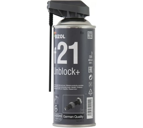 Жидкий ключ Bizol Unblock+ f21 0,4л 90010