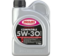 Моторное масло MEGUIN Megol Motorenoel Compatible НС-синтетическое, SAE 5W-30, Plus SP, C3, 1 л 6561