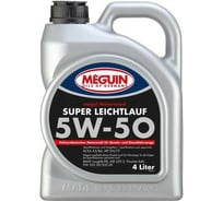 Моторное масло MEGUIN Megol Motorenoel Super Leichtlauf синтетическое, 5W-50, 4 л 33002