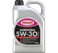 Моторное масло MEGUIN Megol Motorenoel Compatible НС-синтетическое, SAE 5W-30, Plus SP, C3, 5 л 6562