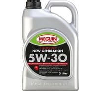 Моторное масло MEGUIN Megol Motorenoel New Generation НС-синтетическое, 5W-30, SN, C3, 5 л 6513