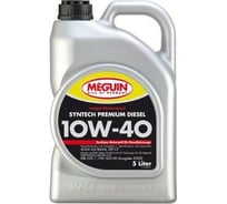 Моторное масло MEGUIN Megol Motorenoel Syntech Premium Diesel НС-синтетическое, 10W-40, CF, A3/B4, 5 л 4637